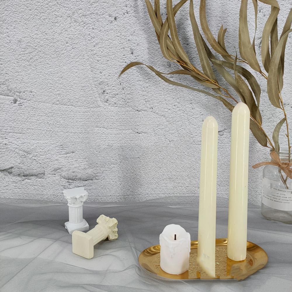 Church Party Match Large Cylinder Rib Clay Tools Handmade Long Pole Soap Making Candle Mold Stripe