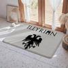 Country A Albania Floor Mat Eco  Flannel Doormat Non Slip Odorless Indoor Floor Rug Soft Short Plush Home Mat