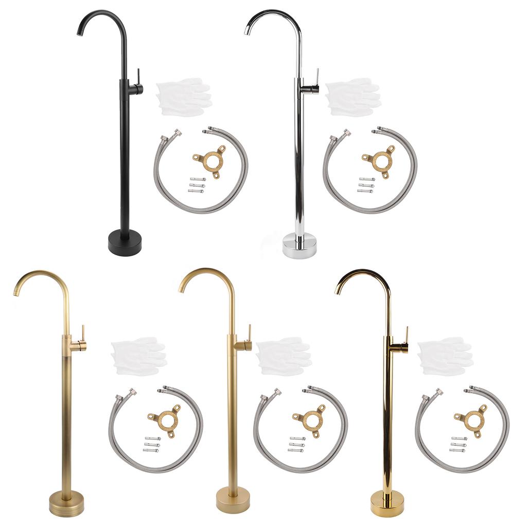 Отдельностоящий смеситель для ванны Устойчивый к коррозии Стабильный Смеситель для душа Элегантный Высокая прочность для раковины колонного типа