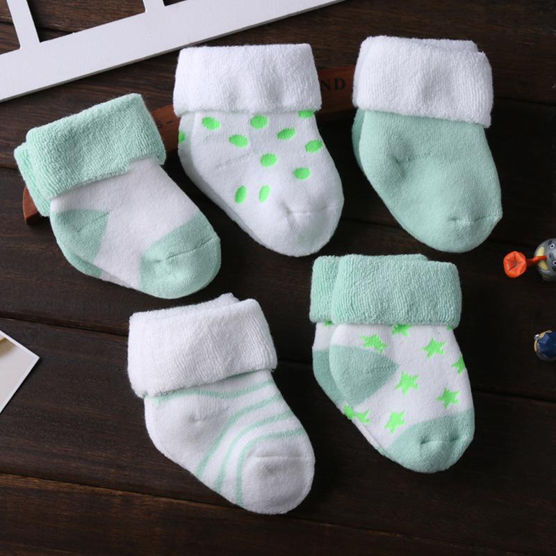 Newborn Boy Girl Socks Kiddiezoom Baby Accessories Cotton Unisex