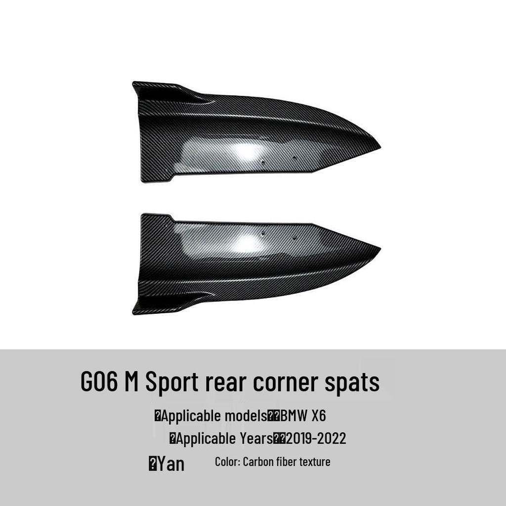 Комплект для внешней модификации BMW X6 G06 Sport 2019+: Передний сплиттер, Дефлектор, Заднее антикрыло, Пороги.