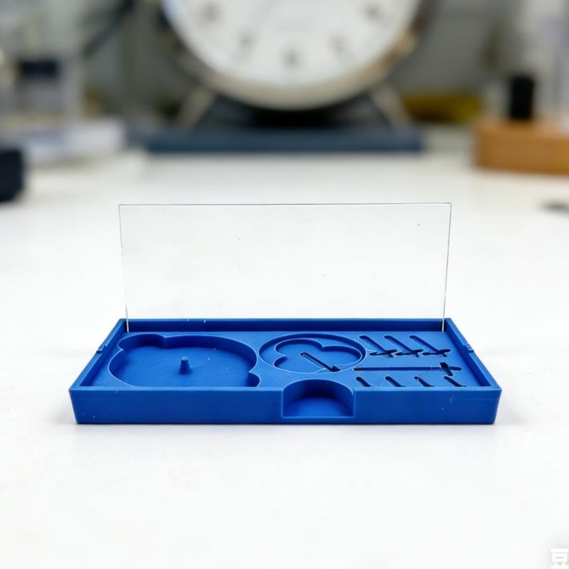 Пластиковый бокс для хранения циферблатов и стрелок часов с несколькими отделениями для дизайнеров ювелирных изделий и часовых мастеров