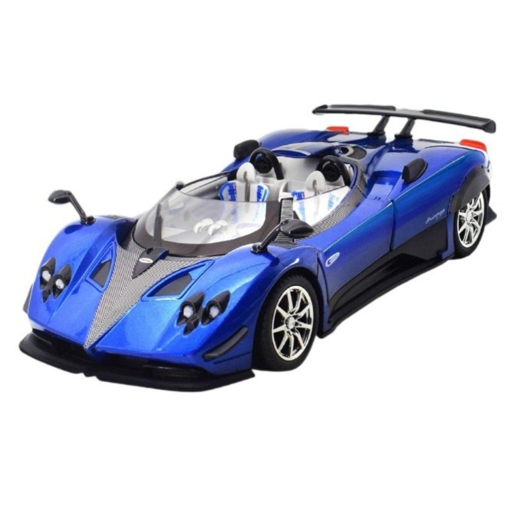 1/24 Pagani Zonda HP Barchetta Supercar Alloy Car Model Sound and Light Pull Back Children's Toy Collectibles Birthday Gift