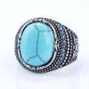 Europe, America, Trendy and Personalized Retro Models, Indian Turquoise Models, Men, Rings