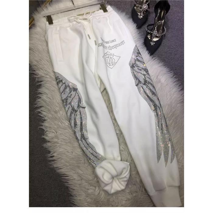 Большие размеры женские новые флисовые толстые брюки Hot Drill модные повседневные брюки