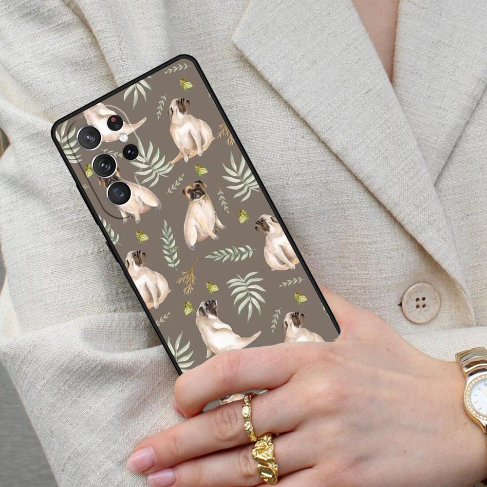 Cute Puggle Puppy Dog Cell Phone Case for Samsung Galaxy S26 Ultra S25 S24 S23 S22 S21 S20 Note10 Cover