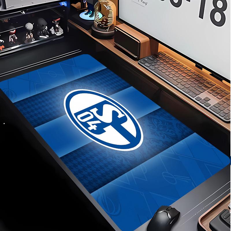Schalke 04 Football Pattern Mouse Pad Non?Slip Rubber Base Gaming Mousepad For Desk Office Home