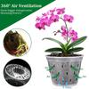 5 Sets Seedling Orchid Pots Indoor Transparent Seedling Pots Seed Starter Flower Pots Ventilation Holes Garden Multiple Sizes