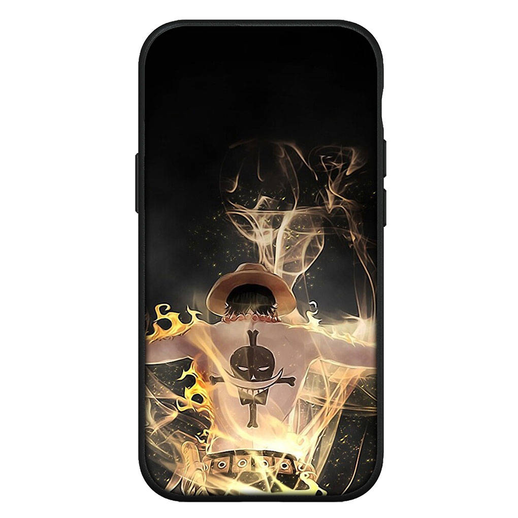 Чехол для iPhone 15 14 Xiaomi Redmi Note 13 12 11 Pro Max X 8 9 XR Samsung Galaxy S24 S23 A05 OPPO A15 Huawei One Piece Luffy Portgas D Ace Phone Case