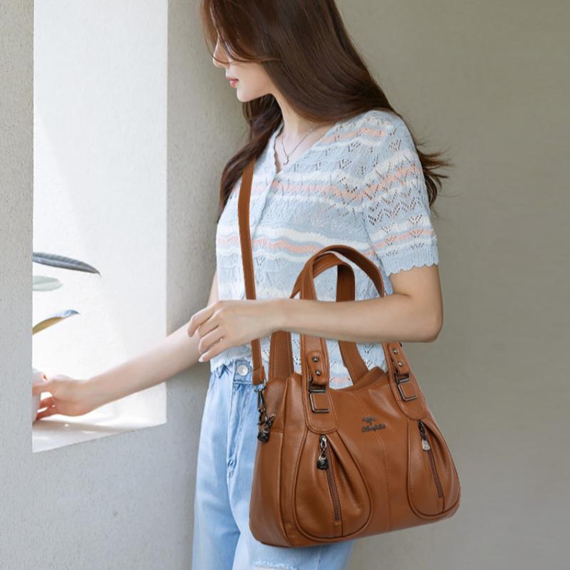 Женская сумка Сумка через плечо Многосекционная Вместительная Женская сумка Сумка-мессенджер KTY