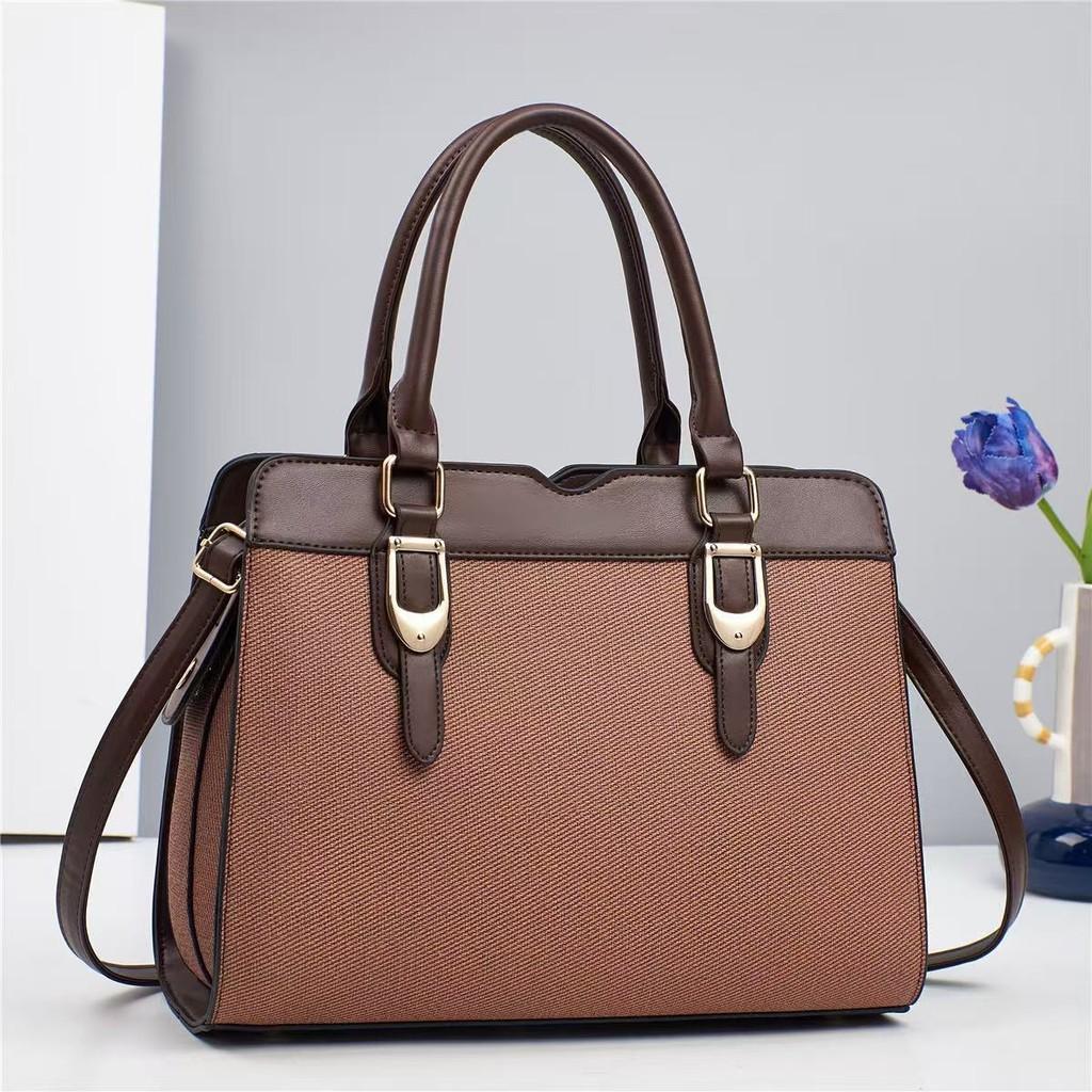 Холщовая универсальная стильная лоскутная сумка-тоут серого, хаки, желтого, синего, коричневого и абрикосового цветов