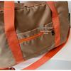 Expandable Women's Travel and Gym Bag with Wet/Dry Separation - Foldable, Crossbody, Perfect for Yoga and Sports.