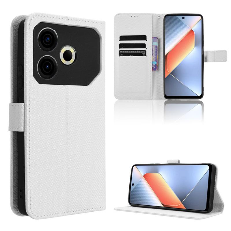 Флип-чехол для Tecno Pova 6 Neo 4G кожаный чехол [Flip Vintage Leather] кошелек ударопрочный прочный ретро-чехол для телефона