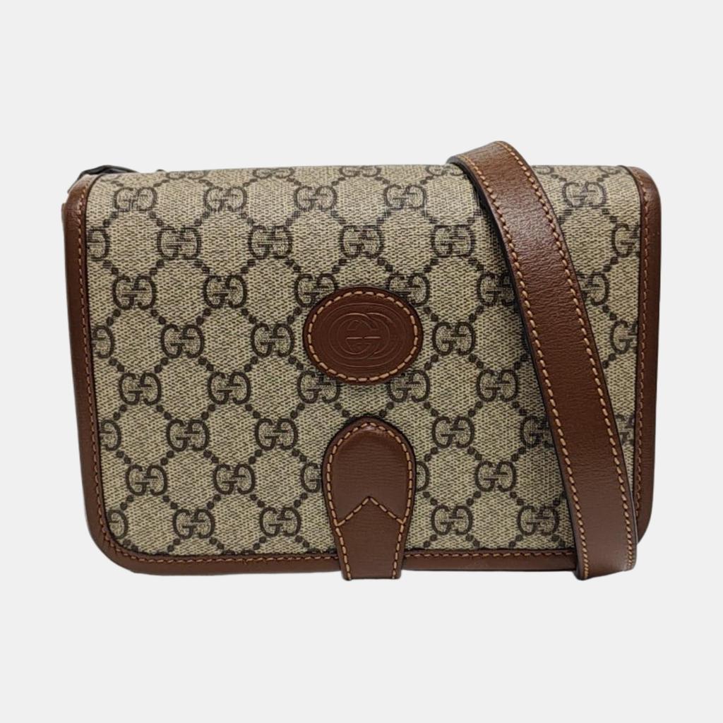 [Pre-Owned] Vintage Logo Leather Mini Shoulder Bag - Good #W7KFV7