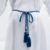 Woven Tassel Belt Self-Tie Dress Belt Waist Decoration Rope Braided Boho Style