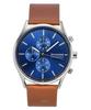 Holst Chronograph Leather Strap Blue Dial Quartz SKW6916 Men's Watch