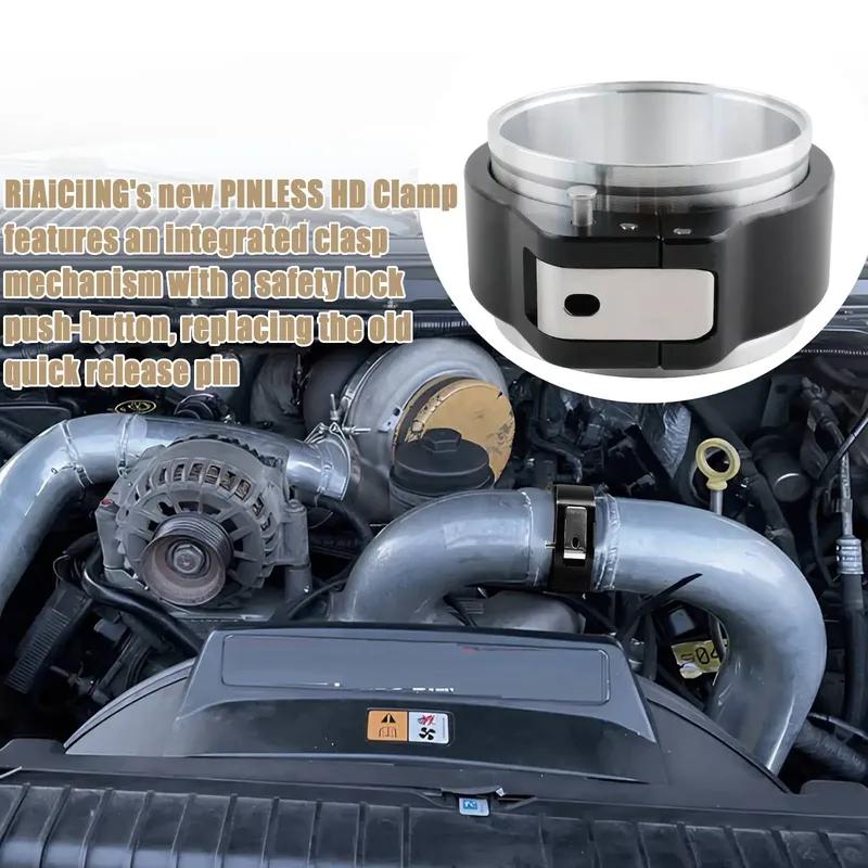 Universal 2.5/3/4 Inch Pinless HD Clamp for Intercooler Pipe Clamp and Flanges 63/76/102mm