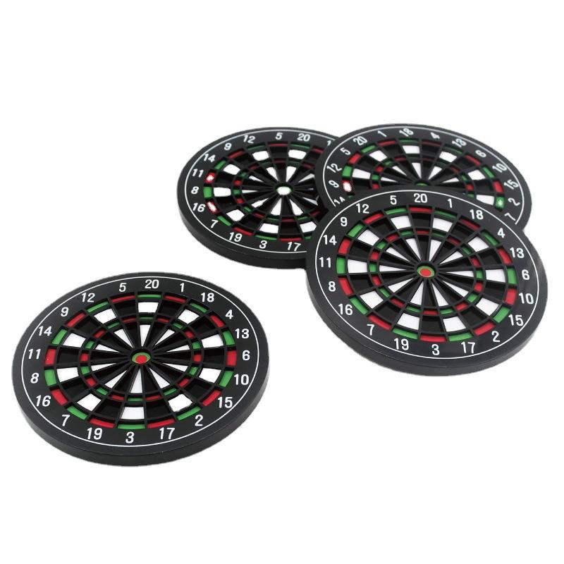 Mini Kitchen Table Mat Utensils Dart Board Styled Cup Mouse Pad Coaster Dart Board Drink Bottle Beer Beverage Placemat