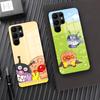 Аниме Чехол-банка для телефона Samsung S26 S25 Plus S20 S20 Plus S22 Ultra S23 FE S21 Plus S21 Ultra Стеклянная крышка
