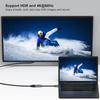 Конвертеры DP в HDMI Позолоченные разъемы 4K60 Гц / 4K30 Гц Для HDTV Монитора Настольного компьютера Ноутбука Корпус из алюминия