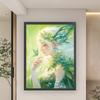 Полная вышивка Эко-хлопковая нить 14CT Набивной Набор для вышивания крестом Фея 45x60см