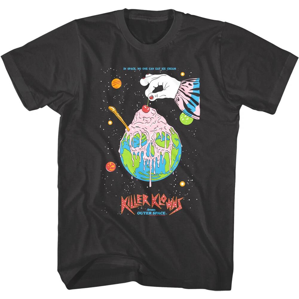 Мужская футболка 'Killer Klowns Earth with Cherry on Top' из Outer Space Ice Cream