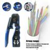 Clamping Network Cable Pliers Ergonomic Handle Cable Crimper Manual Pliers Tool  Ethernet Wire