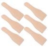 6 Pcs Jam Small Wooden Kitchen Butter Scraper Cream Practical Spatula Tool Home Utensil Heat-resistant Cheese