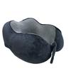 Portable Storage Memory Foam U Shaped Neck Pillow, Adjustable Size Travel Cushion for Adults and Kids Car Airplane Use