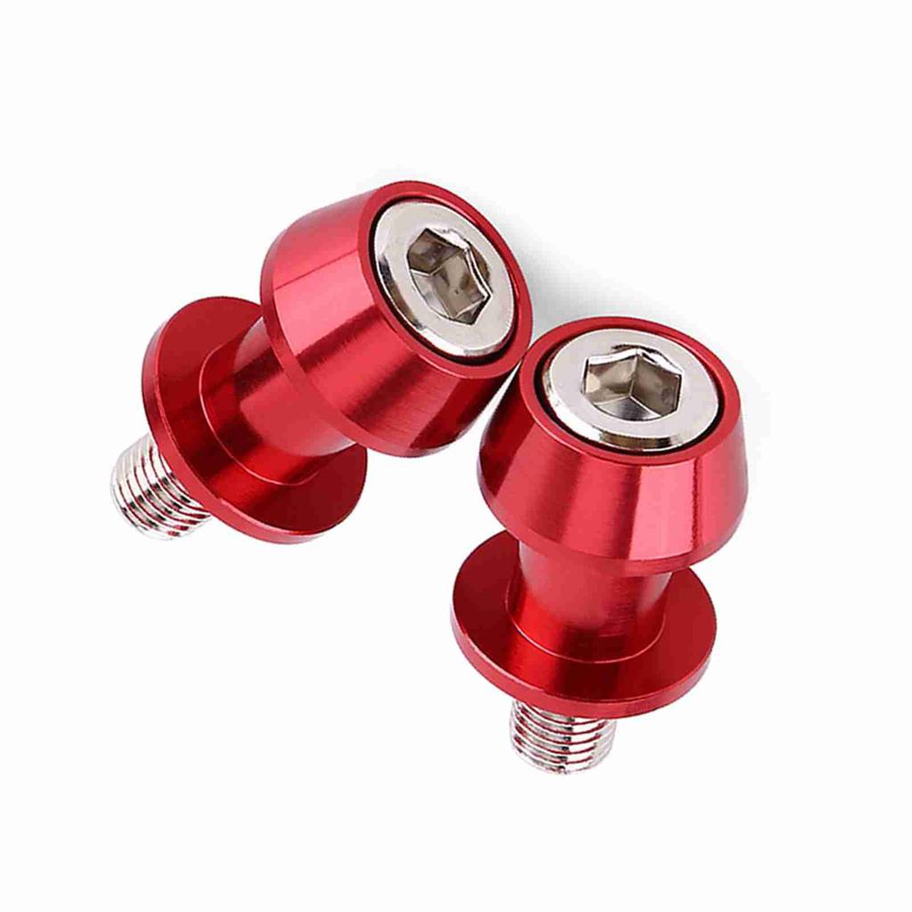 8 10mm Motorcycle CNC Aluminium Alloy Swing Arm Spool Sliders Stand Swingarm Bobbins