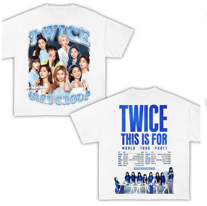 Twice This Is For Tour T- Shirt, Twice Fan T-Shirt