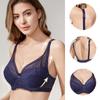 Women Sexy Lace Bra Thin Bralette Sexy Lingerie Padded Underwire Bras Embroidery Thin Brassiere Top Plus Size Underwear C D Cup