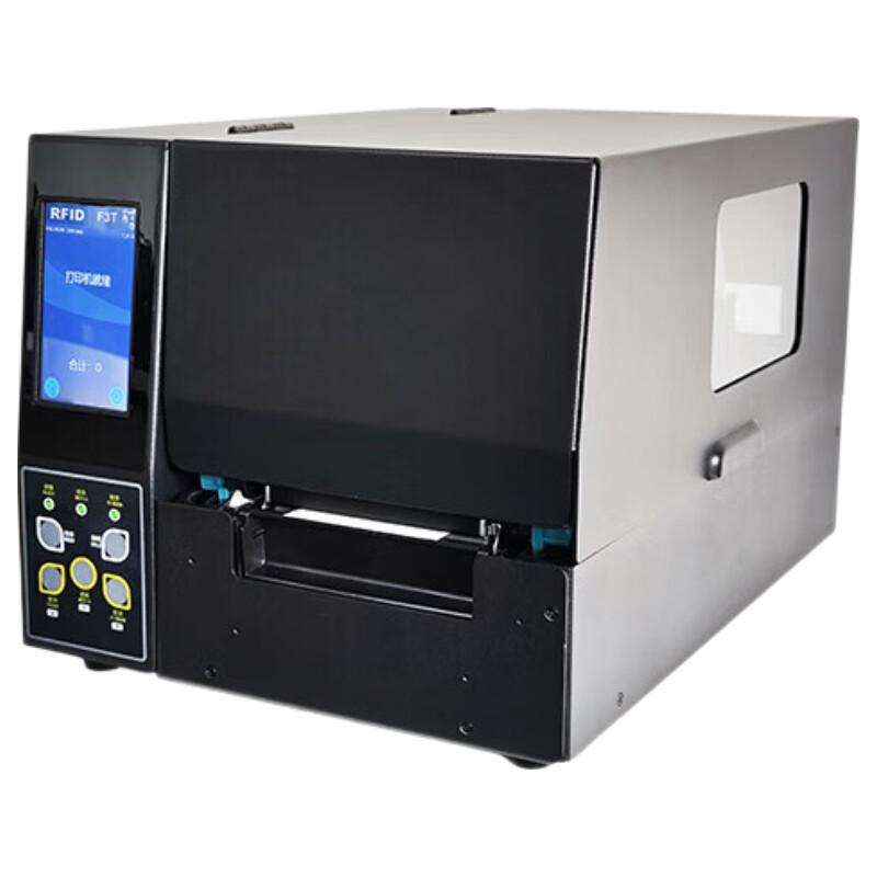ZMiN F2E 203dpi Desktop Barcode Label Printer with RFID & Touchscreen CN plug (adapter included)