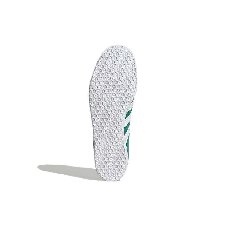 Adidas Оригинальные замшевые низкие кроссовки серии Gazelle Унисекс кроссовки Зеленый Белый FU9672