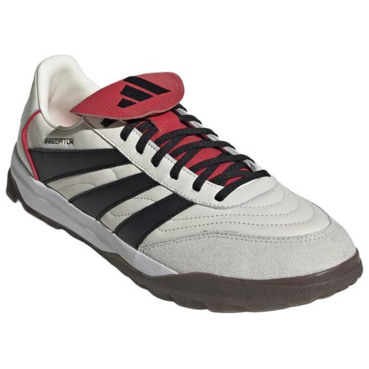 adidas Predator Turf Trainer Удобные Прочные Нескользящие Износостойкие Футбольные Бутсы Мужские Футбольные Бутсы Белые Черные JH8895