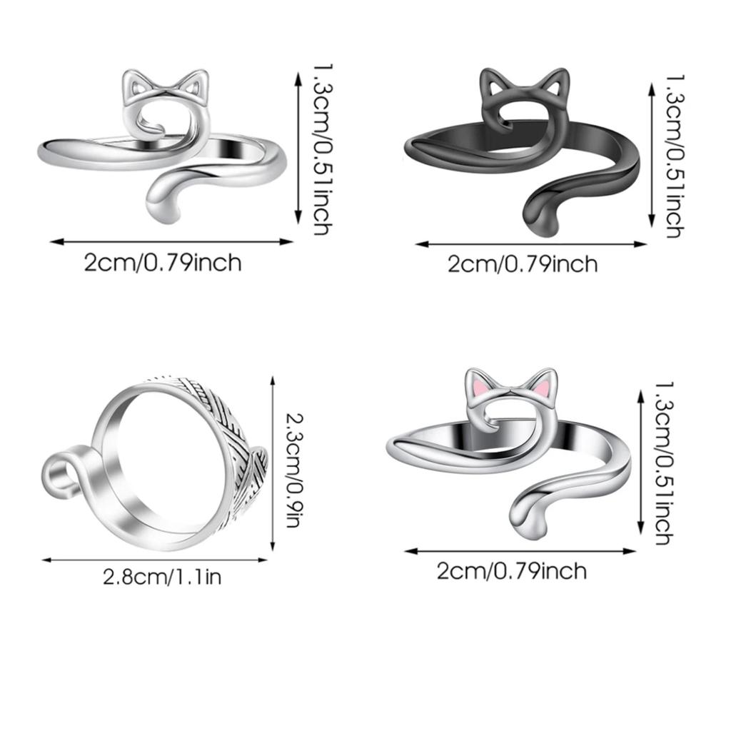 2 шт. Регулируемое кольцо для вязания крючком, направляющее кольцо для вязания пряжи, держатель для напёрстка, нитяные кольца, швейные инструменты