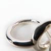 Excellent HERMES Ring Echappé MM Silver 925 Women Used