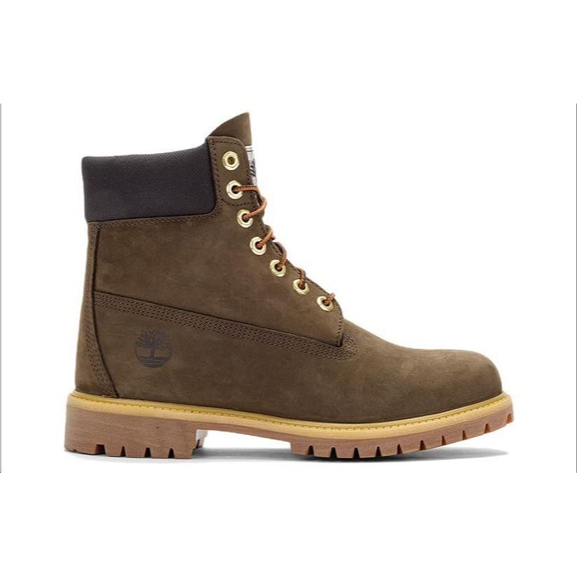 Timberland 6-дюймовые водонепроницаемые ботинки премиум-класса, темно-коричневые, A5TJ5