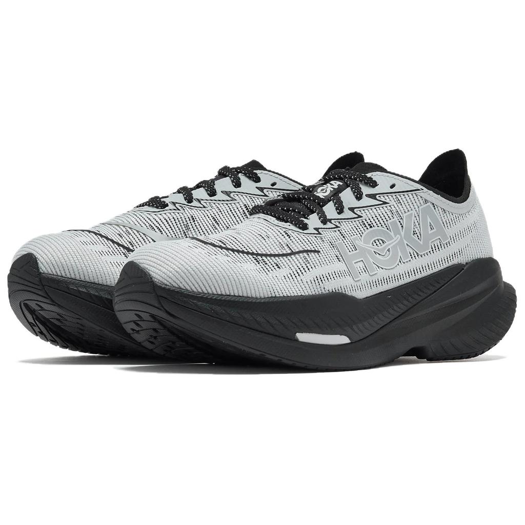 HOKA One One Mach X 2 Versatile Comfortable Durable Low-Top Running Shoes Unisex Running Shoes Gray 1169610-BKS