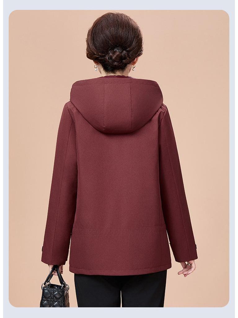 Женская зимняя куртка средней длины со съемной подкладкой - Утепленное, теплое пуховое пальто для женщин среднего и пожилого возраста