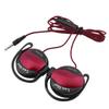 LS-Q140P Sport Headphone 3.5mm Ear-Hook Headset Line Control Earphone Earpiece with Mic for Phone