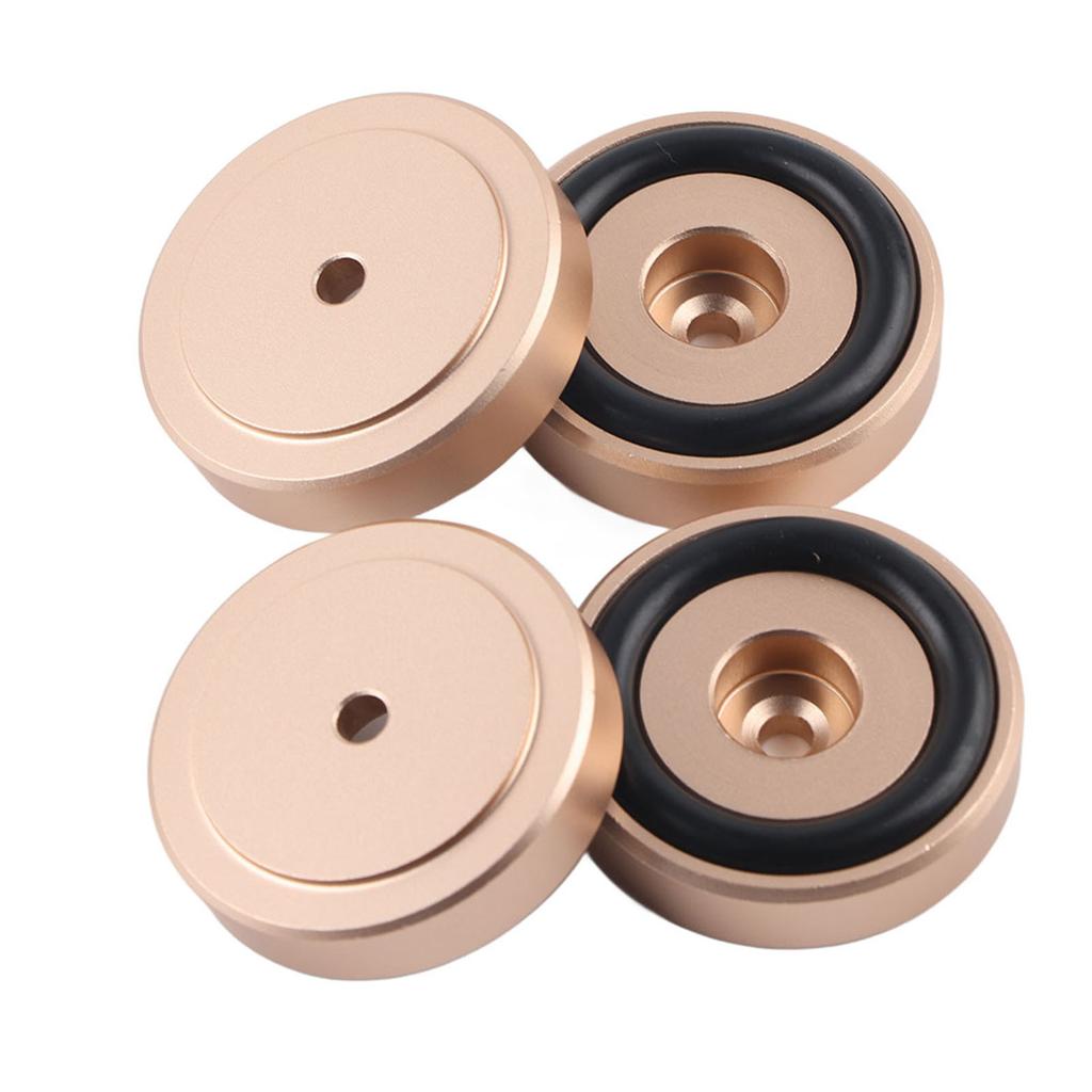 4шт 40*10мм алюминиевый сплав усилитель колодки анодирование пескоструйная обработка усилитель колодки ноги золото