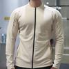 Men New Fitness Jacket Zip Cardigan Stretch Breathable Outdoor Golf Top Gym Jogging Sports Long Sleeve Muscle Fit Shirt Costume
