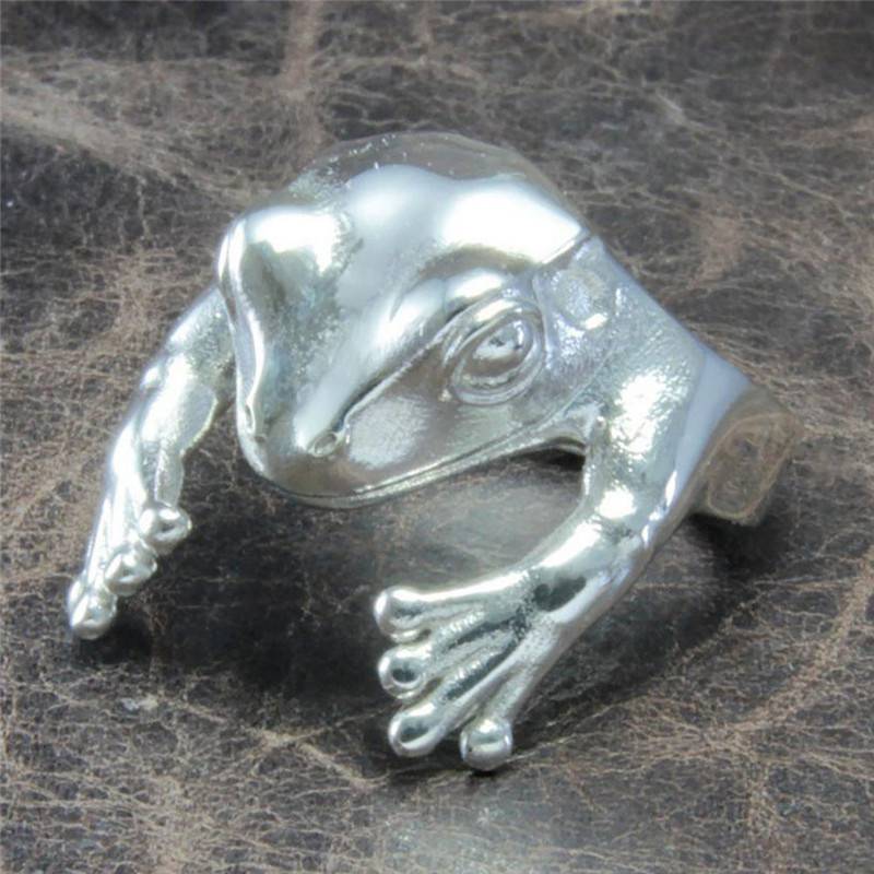 Animal Ring Frog Charming Jewelry Creative Women Retro Personality Punk Cute