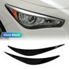 Фары брови веки отделка крышка для Infiniti Q50 2014 2015 2016 2017 2018 2019 2020 2025 наклейки на автомобиль веки отделка крышка