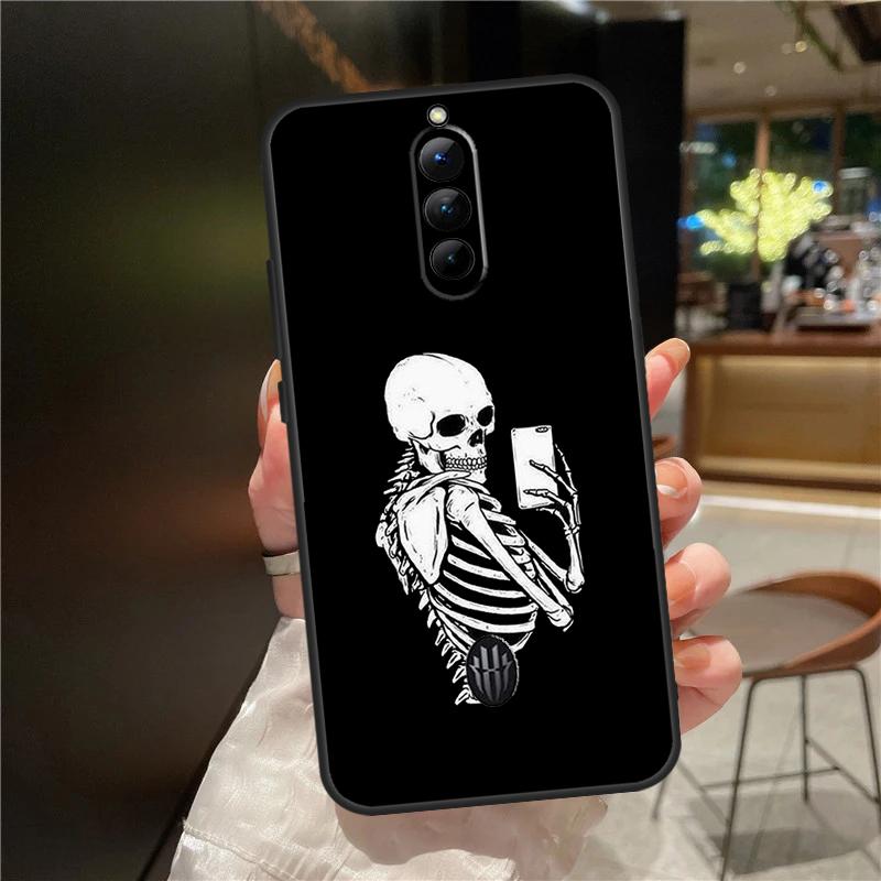 Aesthetics Skeleton Phone Case For ZTE Nubia Red Magic 9 Pro Plus 6 7 8 Pro 6S 7S 8S Pro Plus 5G 5S 6R Cover