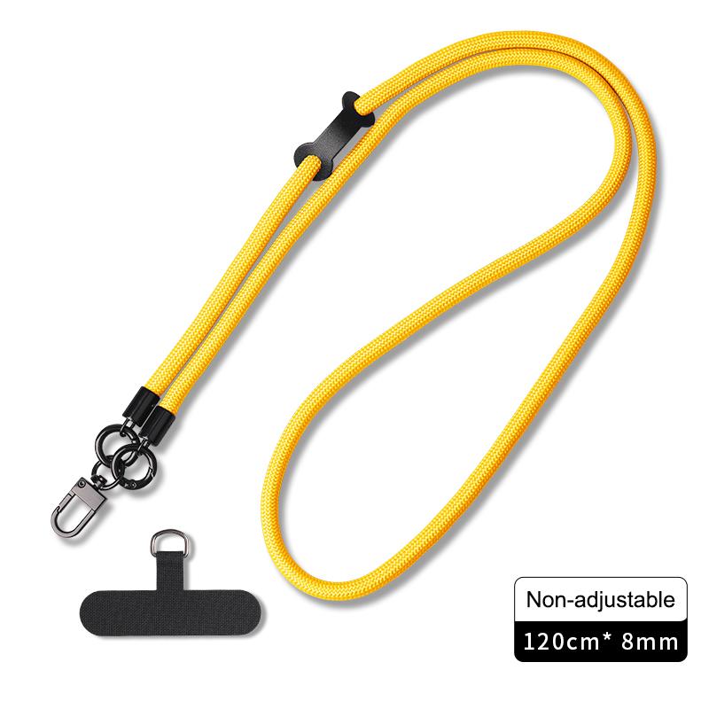 Универсальный шнурок для телефона, шнурок-ремешок против потери, съемный цветной шейный шнур, страховочная привязь для телефона, цепочка-брелок, веревка с картой