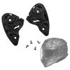 1 Pair Helmets Visors Base Plate & Screw Motorcycle Helmets Face Windshield Visors Base for CWR-1 Easy Installation