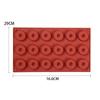 18 Grids 3D Donuts Baking Pan Moulds Silicone DIY Donut Pastry Decorating Mold Kitchen Cake Chocolate for Birthday Party
