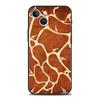 Роскошный мягкий чехол из ТПУ для iPhone 16 11 15 14 Pro MAX 12 13 7 8 Plus X XR XS SE 2022 Черный чехол с изображением жирафа